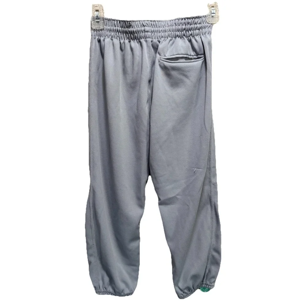 Augusta Sportswear Grey Baseball Pants Youth‎ Size Large Elastic Hem Mid Rise